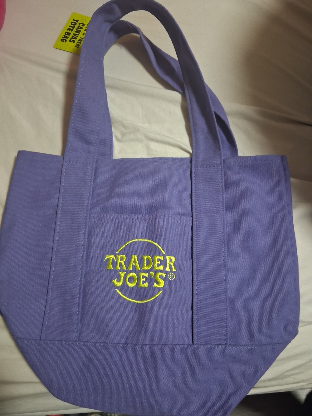 Purple Trader Joes Bag